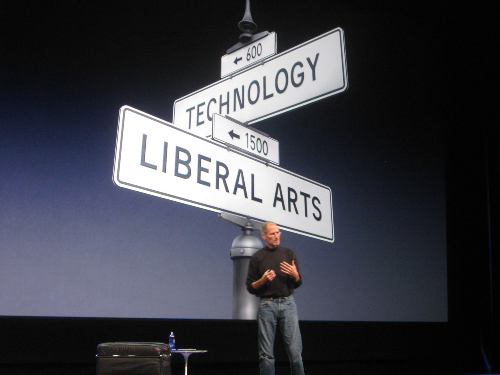 Steve Jobs, technology meets the liberal arts